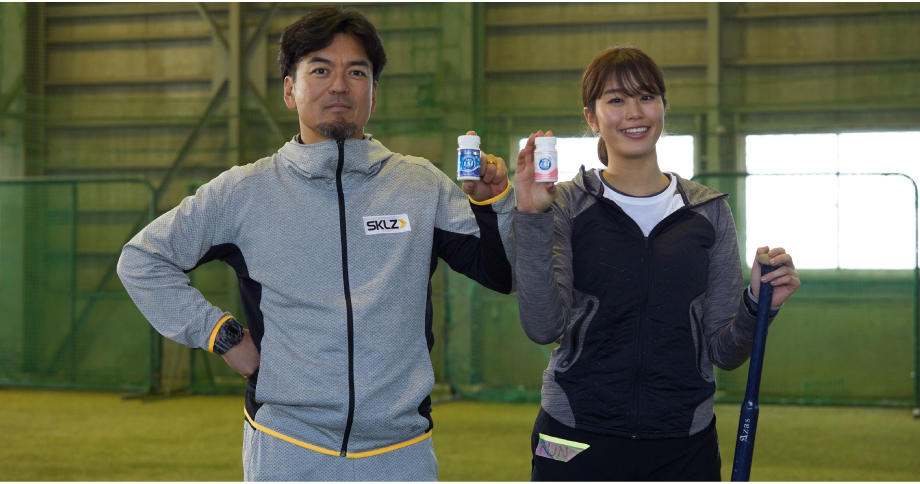  高校野球の強豪のトレーナーである塚原トレーナーとの強化トレーニングを
開始した稲村亜美さん。